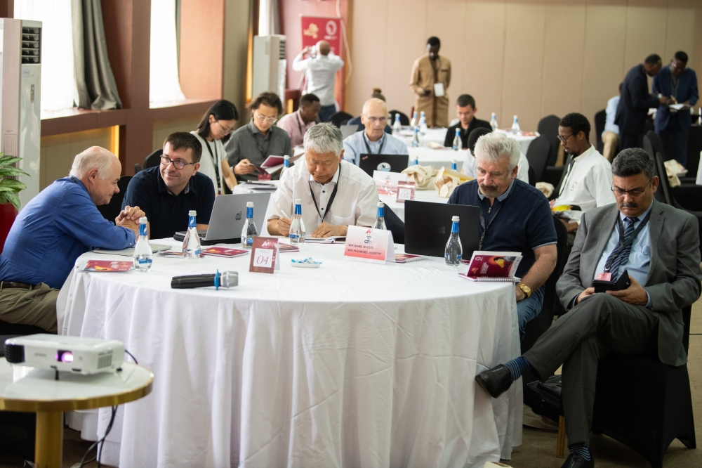Delegates during the International African Conference on Machine Learning Optimization and Applications