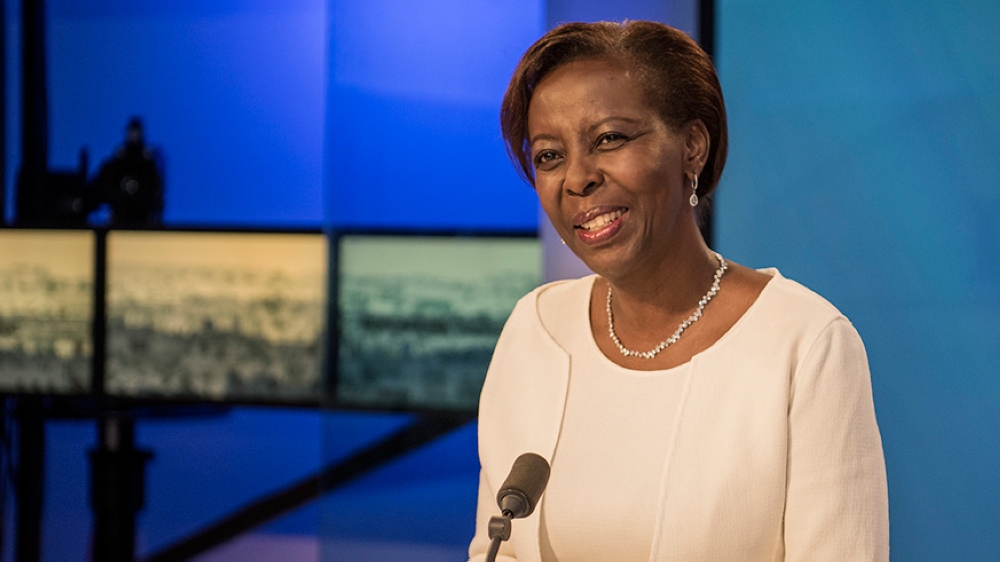 Louise Mushikiwabo, the Secretary General of the International Organisation of La Francophonie.File