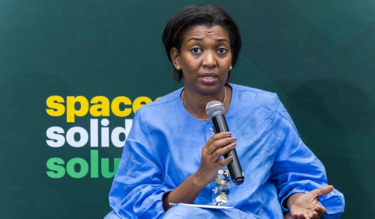 UNICEF Deputy Regional Director, (East and Southern Africa Regional Office), Rania Dagash, speaks at a side event during Women Deliver Conference that convened in Kigali last week. All photos: Willy Mucyo