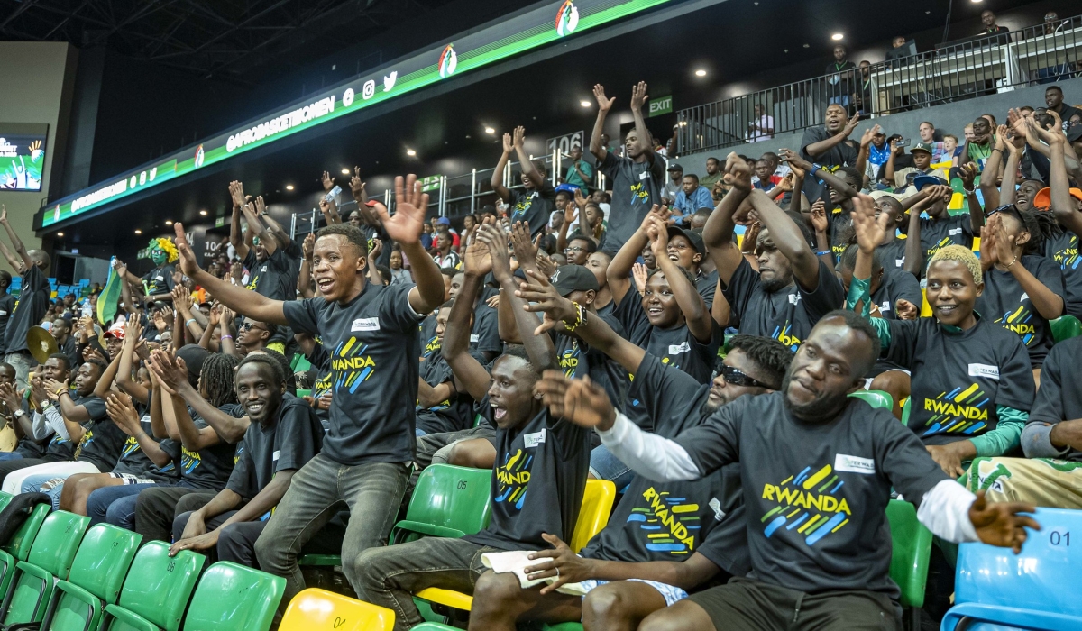 Thousands of supporters who turn up for the first day of the 28th edition of FIBA Women&#039;s Afro-basket tournament at BK Arena in Kigali on Friday, July 29. Photo by Christianne Murengerantwari