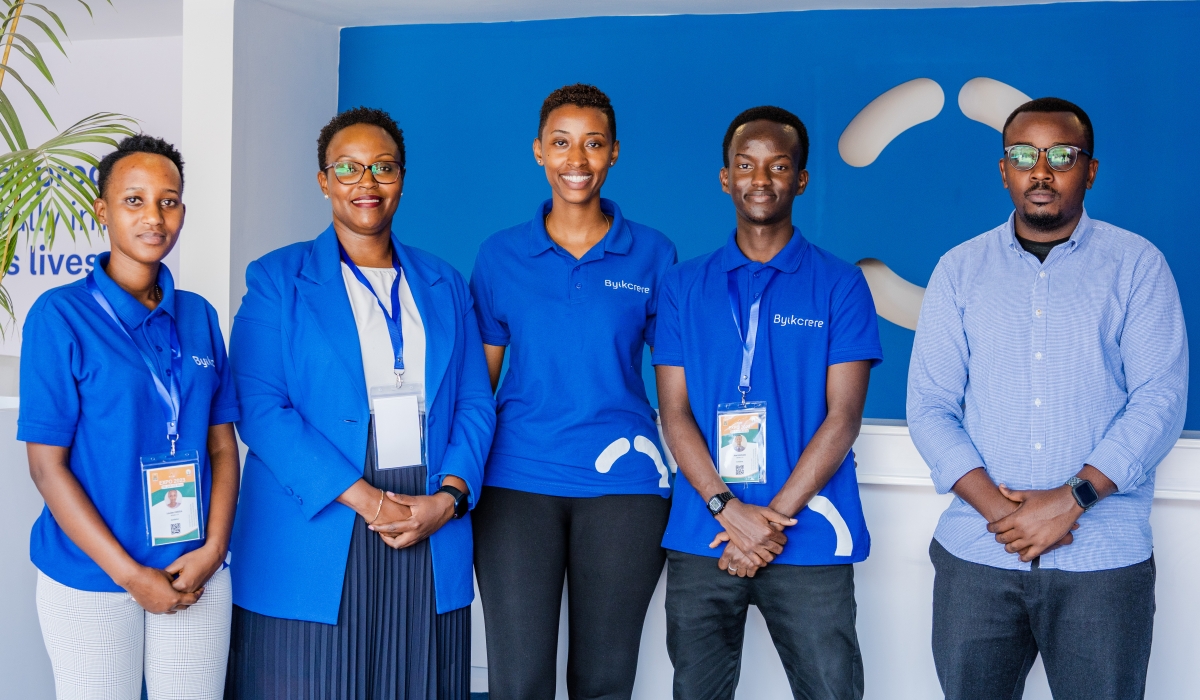 The Irembo team that is showcasing products at Rwanda’s International Trade Fair, known as Expo 2023. The trade fair started on July 26 and will run up to August 15. Courtesy photos.