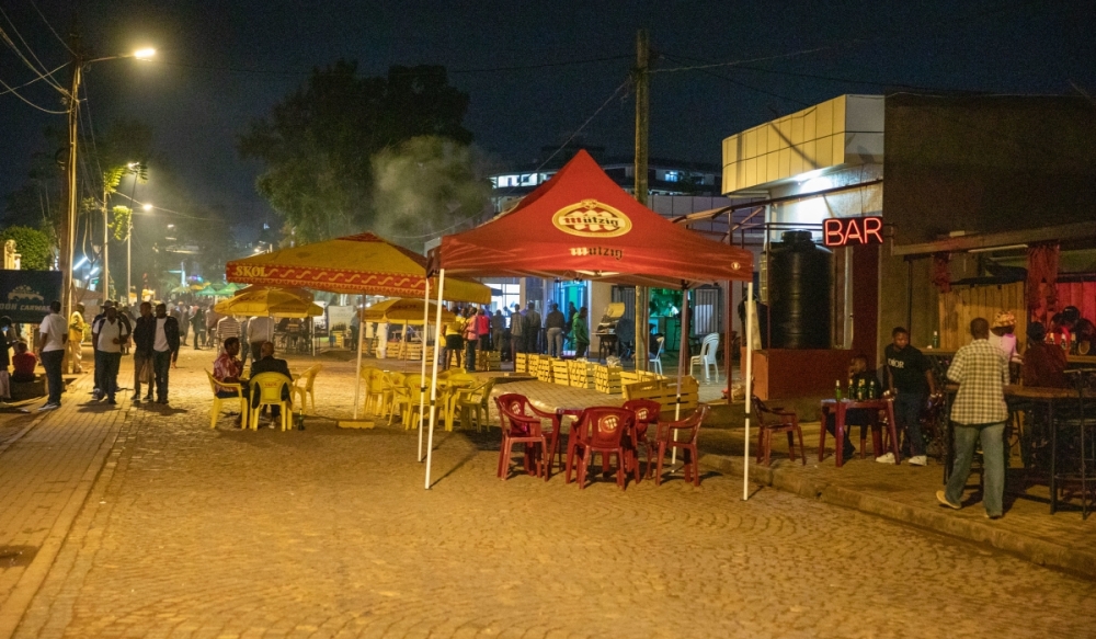A view of Gisimenti car-free zone recently. The government has new guidelines for the entertainment industry that will see non-essential services close at 1am on weekdays and 2am on weekends. File