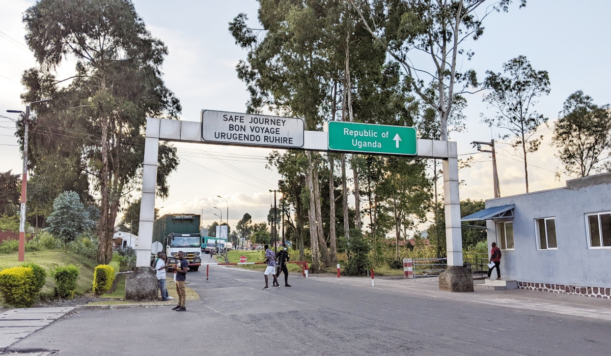 A view of Cyanika border between Rwanda and Uganda in Burera District. Photo by Germain Nsanzimana