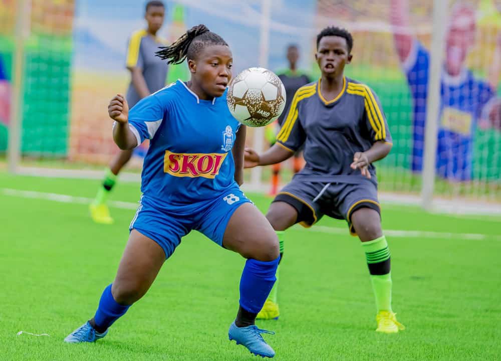 Rwanda international Florence Imanizabayo has completed her move to Ugandan women’s league champions Kampala Queens on a one-year deal. PHOTO BY CHRISTOPHE RENZAHO