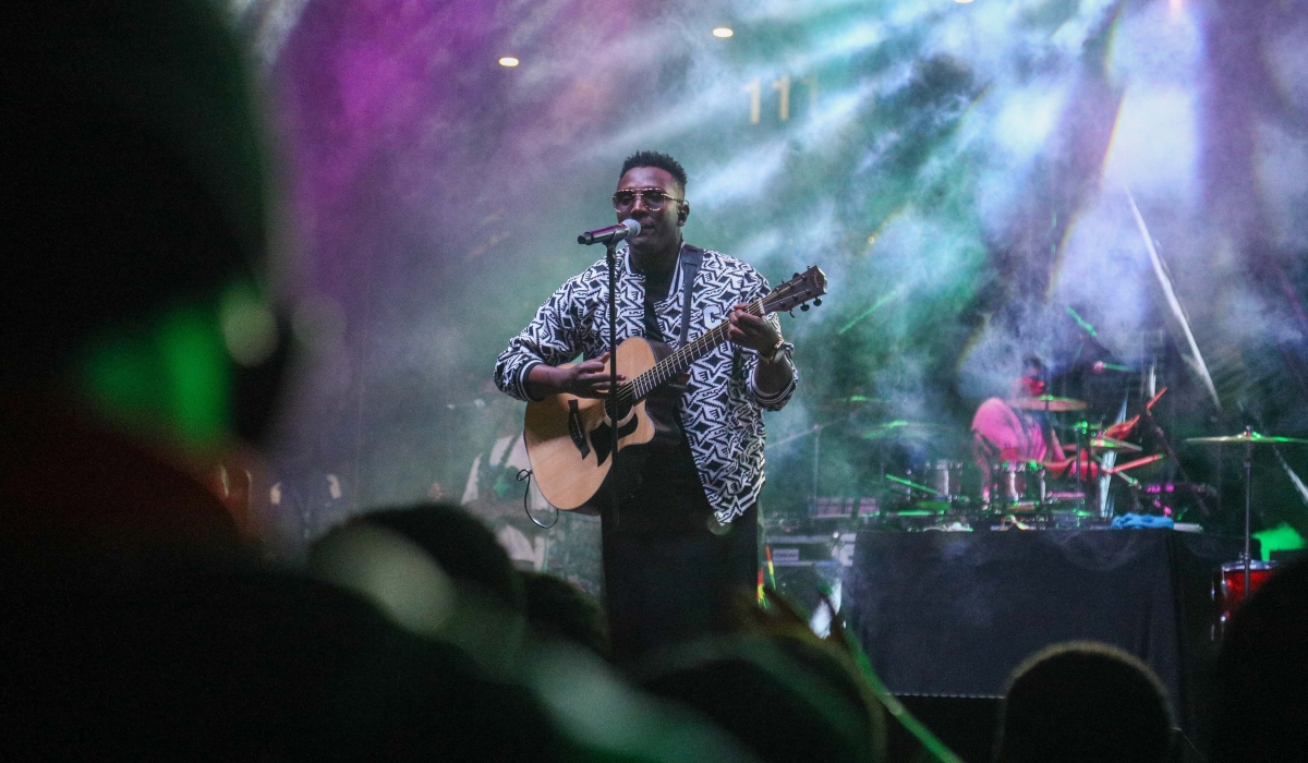 Christopher Muneza during a past performance in Kigali. File photo