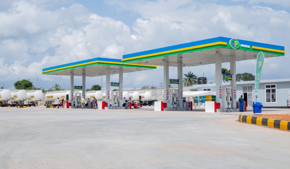 A view of SP Visiga, a new station that SP Rwanda opened in Dar es Salaam.  According to the firm, its location holds a strategic importance for the trade route between Tanzania and Rwanda (SP).