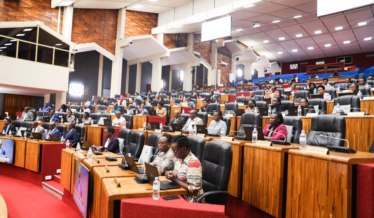 MPs  during a parliamentary session on June 15, 2023. Photo by Craish Bahizi