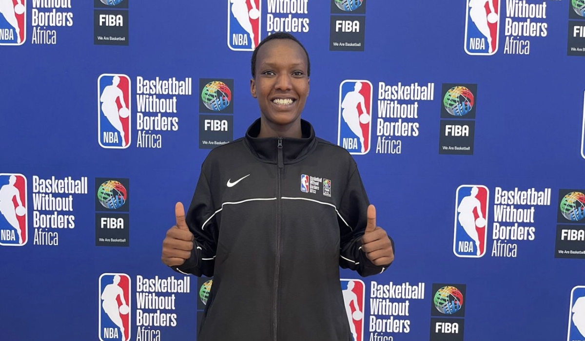 18-year-old Jane Dusabe was awarded the Most Improved Player accolade, on July 31, at the BWB camp in Johannesburg, South Africa.