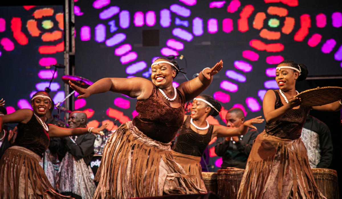 Intayoberana traditional ballet during their performance at the two day event. The ballet seized the opportunity to celebrate Umuganura on stage. All photos by Willy Mucyo