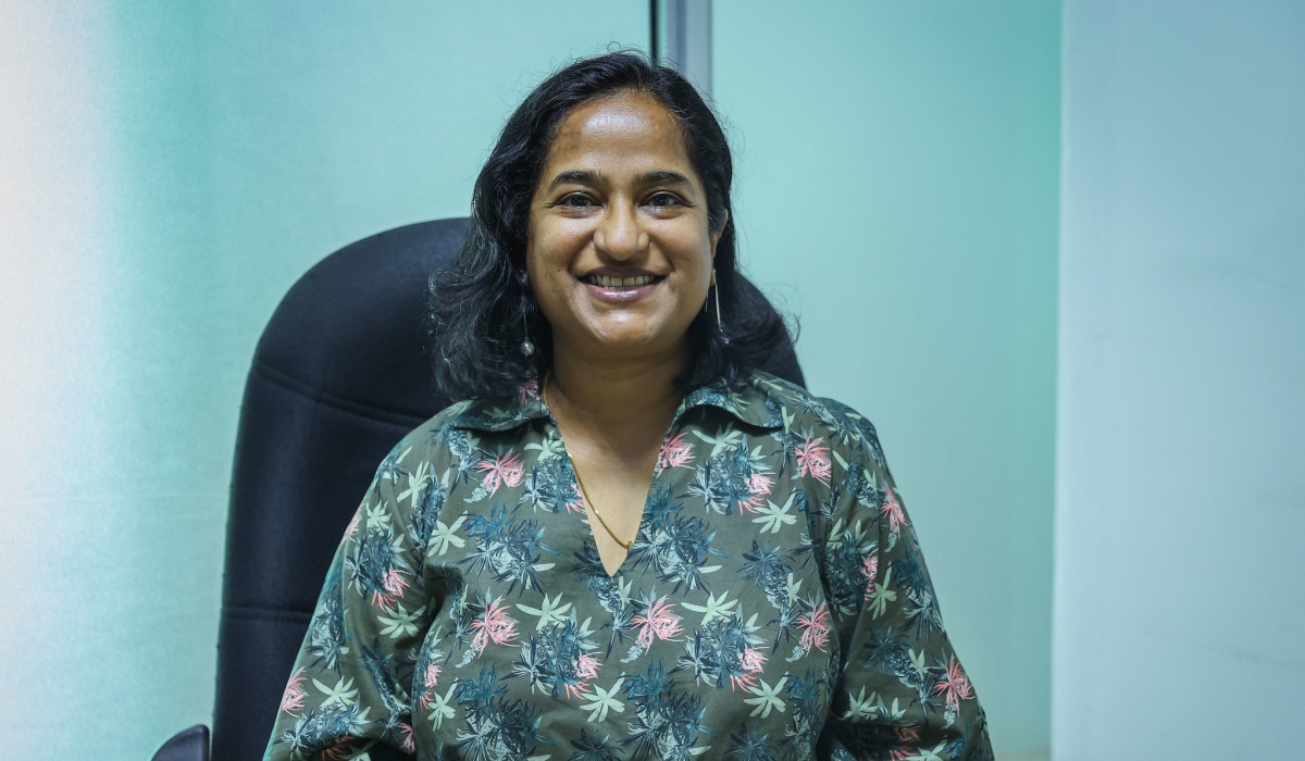 Deepti Mathew, the CEO of Street Business School during an interview on July 21. Photo by Willy Mucyo