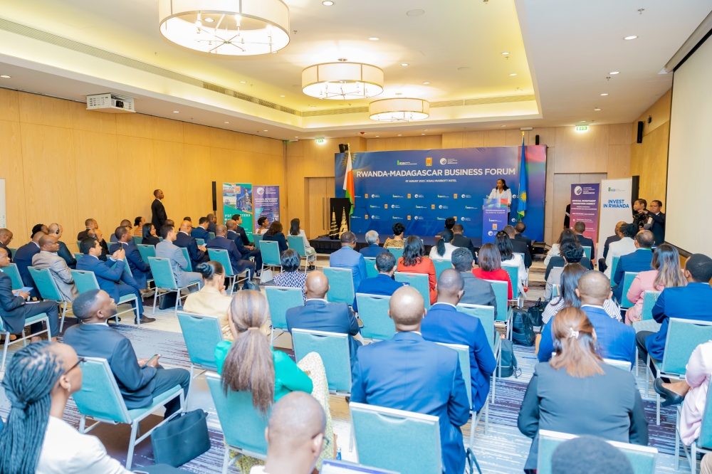 Rwanda-Madagascar Business Forum attracted about 30 delegates of business players representing 20 companies from Madagascar to meet and exchange with their counterparts in Rwanda.