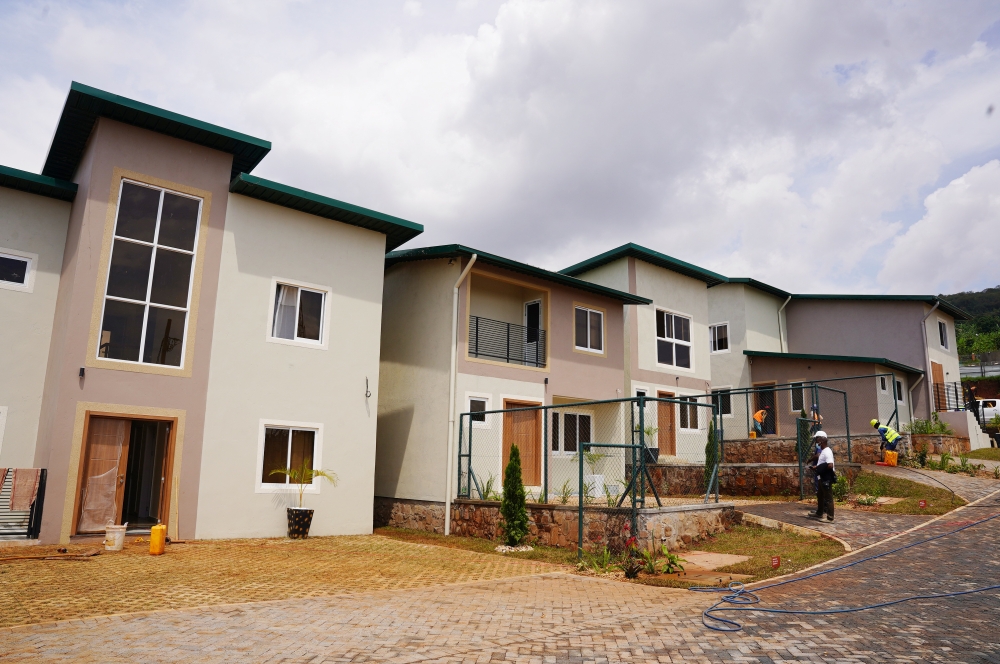 Some of housing units at Bwiza Riverside Homes estate is in Nyarugenge District. Photo by Craish Bahizi