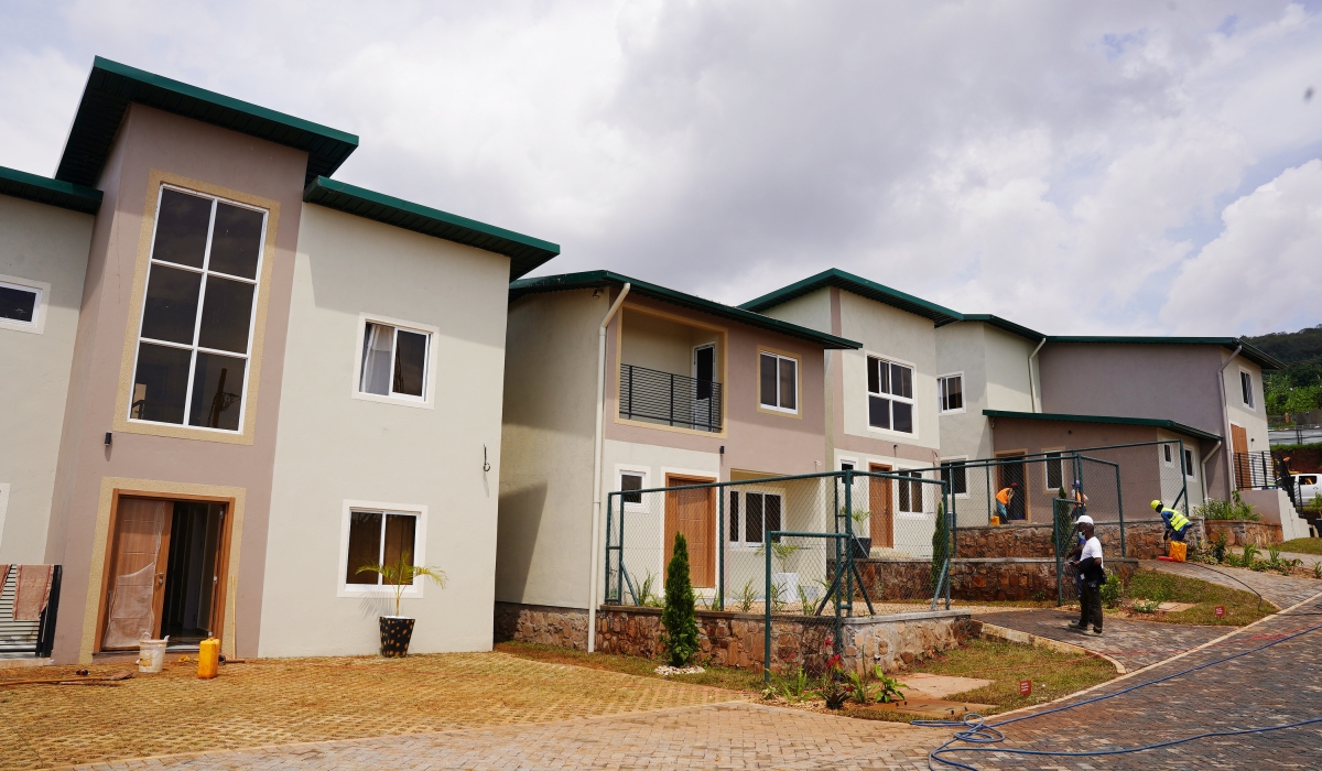 Some of housing units at Bwiza Riverside Homes estate is in Nyarugenge District. Photo by Craish Bahizi
