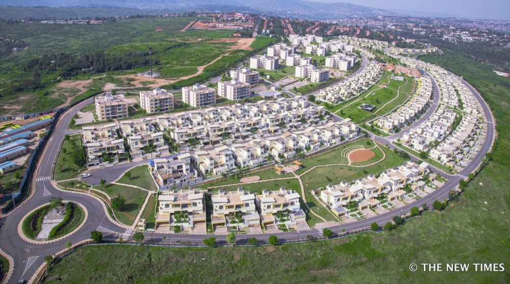An aerial view of Vision City estate in Kigali. Rwanda will host the Africa Smart and Sustainable Cities Investment Summit in Kigali from September 6-8. Photo: File.