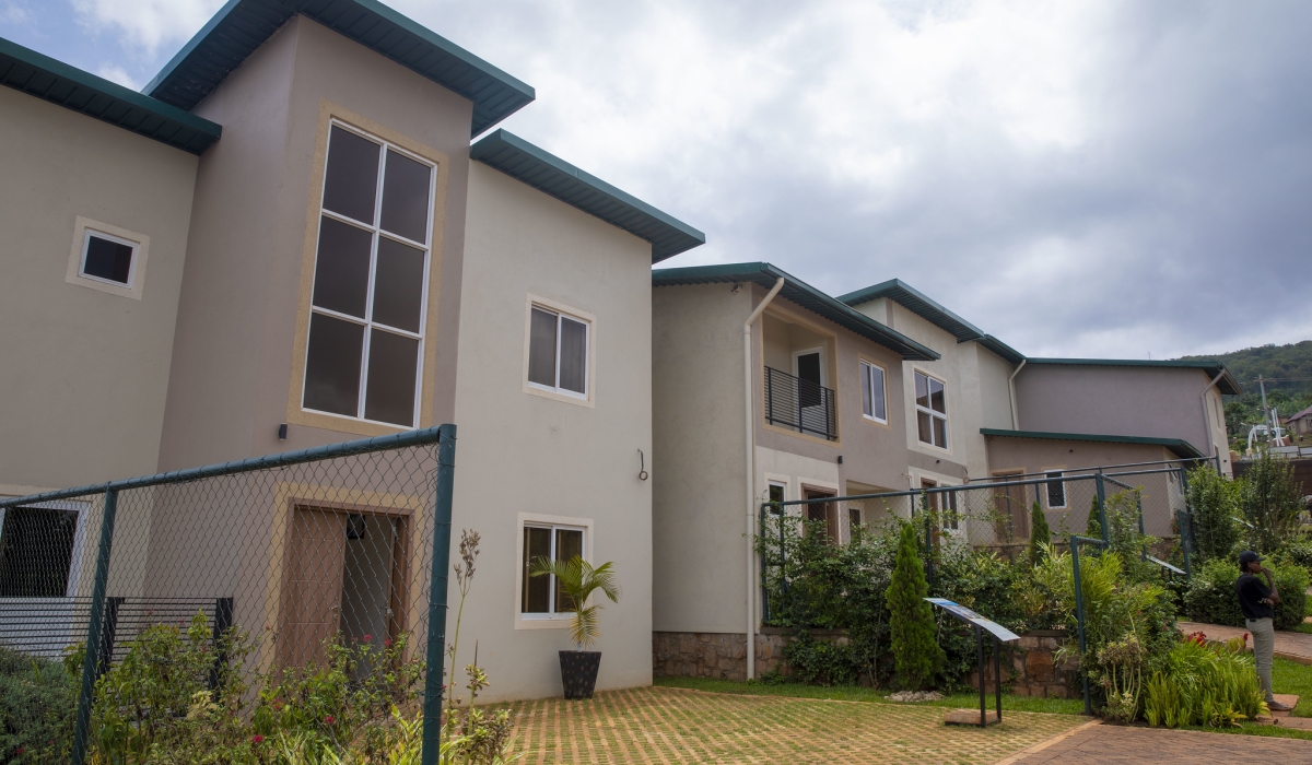 Some of housing units at Bwiza Riverside Estate in Nyarugenge District. CRAISH BAHIZI