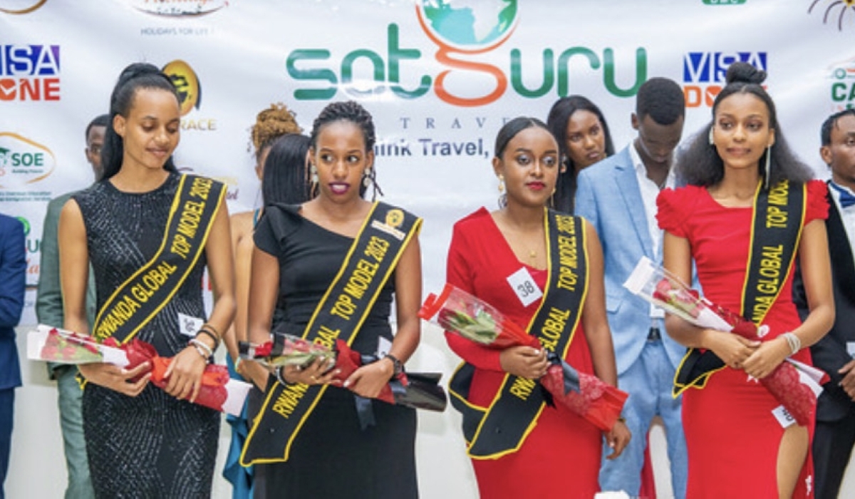 Some of the finalists of Rwanda Global Top Model earlier this year