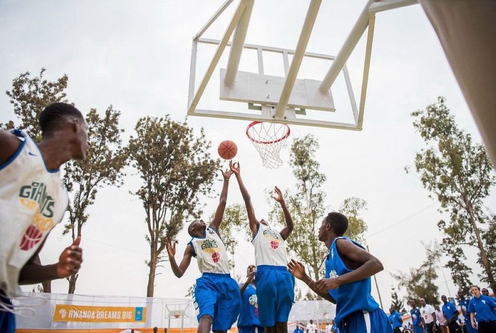The Giants of Africa Basketball Court will be unveiled in Kimisagara Youth Centre on August 19, 2023. Courtesy