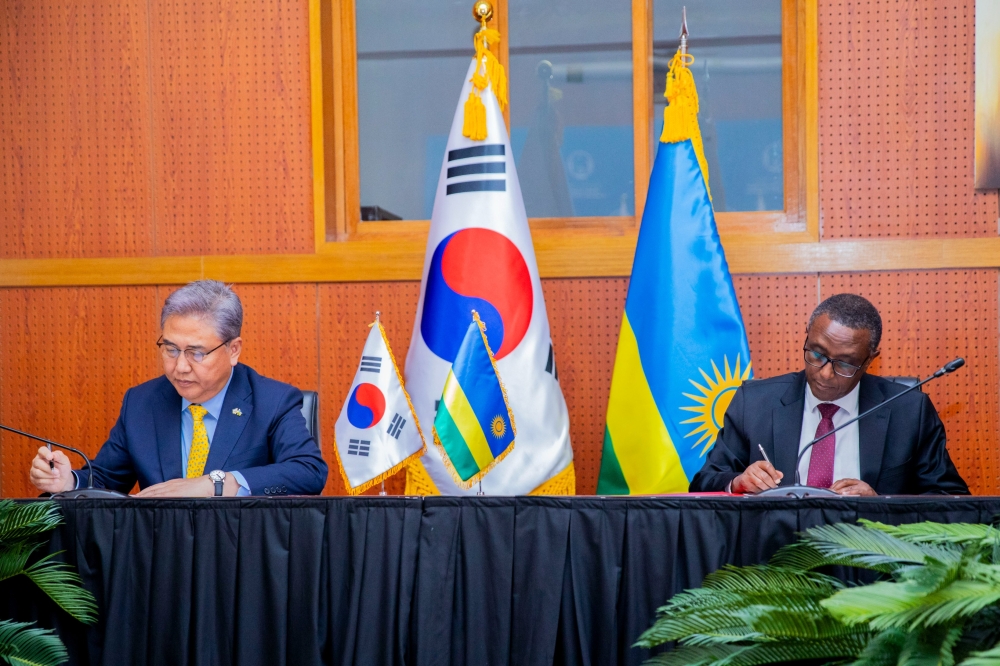 The signing of the two agreements took place during a bilateral meeting held in Kigali.