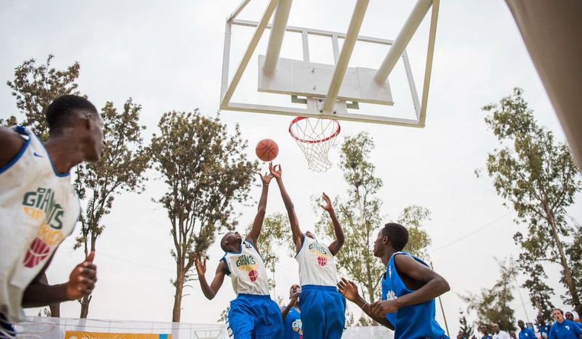 The Giants of Africa Basketball Court will be unveiled in Kimisagara Youth Centre on August 19, 2023. Courtesy