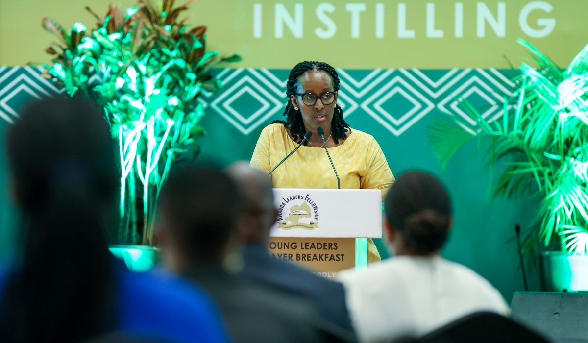 First Lady Jeannette Kagame. PHOTOS BY OLIVIER MUGWIZA