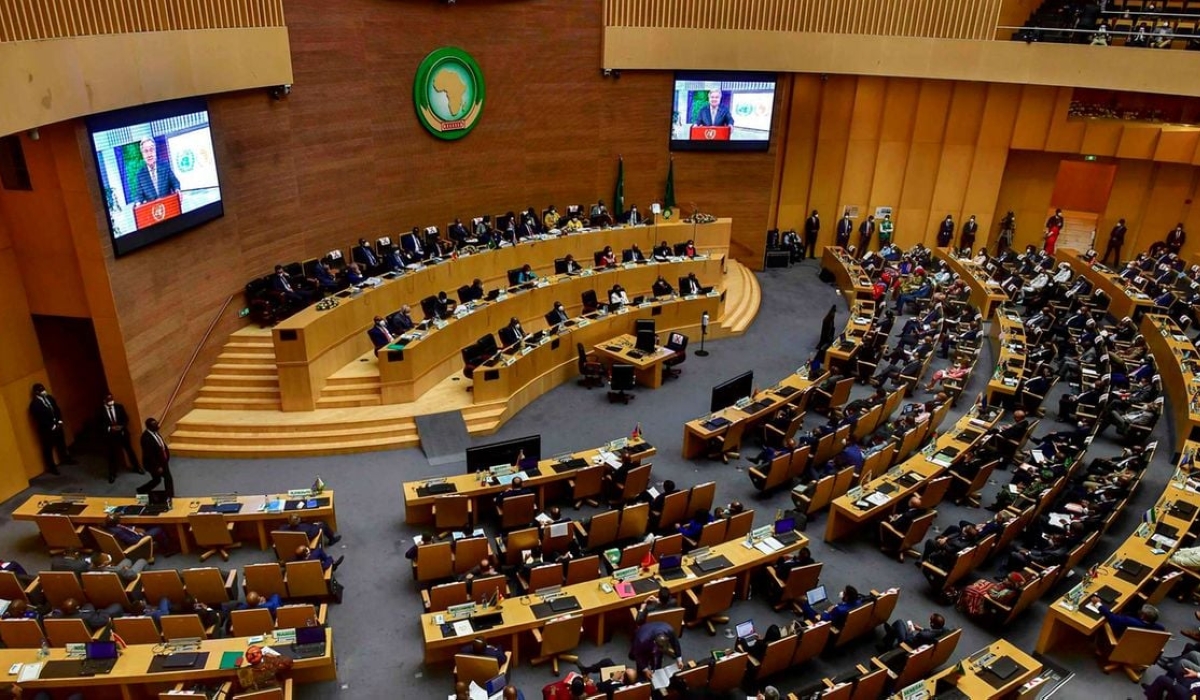 An African Union session at its headquarters in Addis Ababa, Ethiopia. PHOTO _ TONY KARUMBA _ AFP