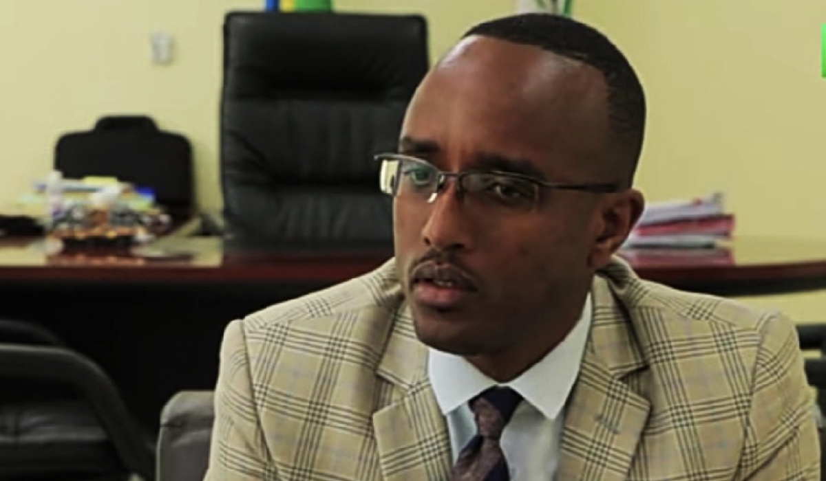 Bugesera District Mayor Richard Mutabazi during a past interview . Mayor Mutabazi has confirmed the suspensions of some local leaders. File