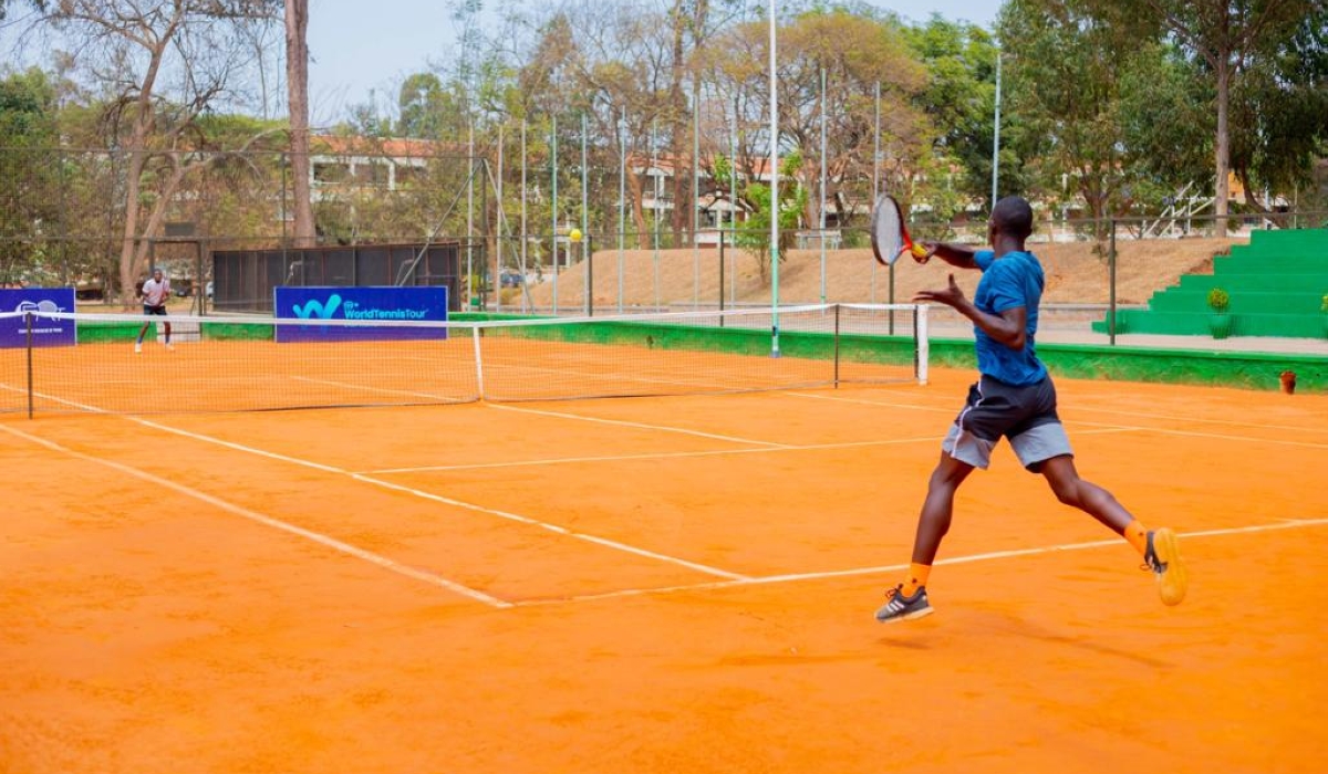 Rwandan youngster Claude Ishimwe proceed to the round of 16 of the ITF World Tennis Tour Juniors Grade 4 (J60) tournament. Courtesy