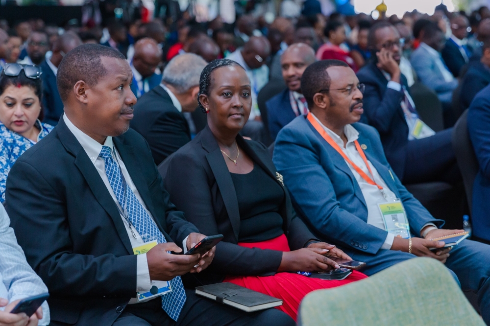 Delegates during the official opening of the Golden Business Forum in Kigali.
