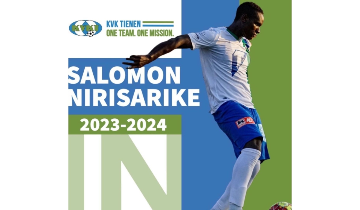 Belgian third tier club KVK Tienen have signed Rwandan defender Salomon Nirisarike on a one-year deal. Courtesy