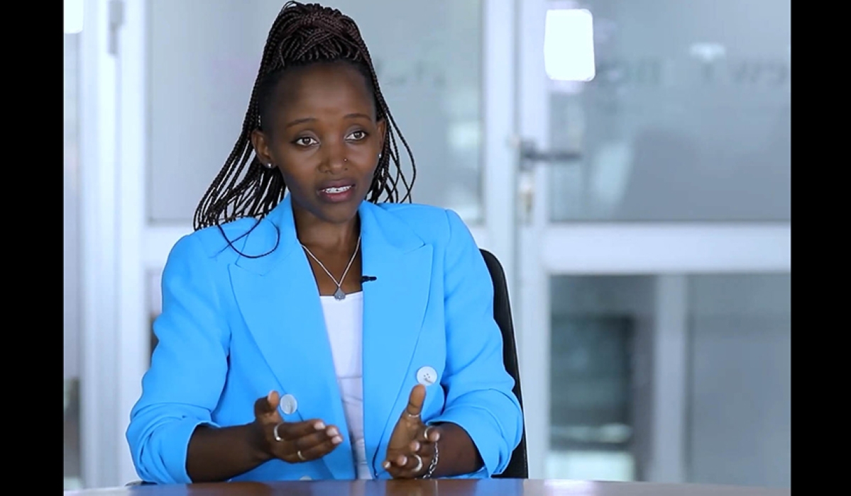 Tete Loeper during an interview with The New Times. Photo by Willy Mucyo