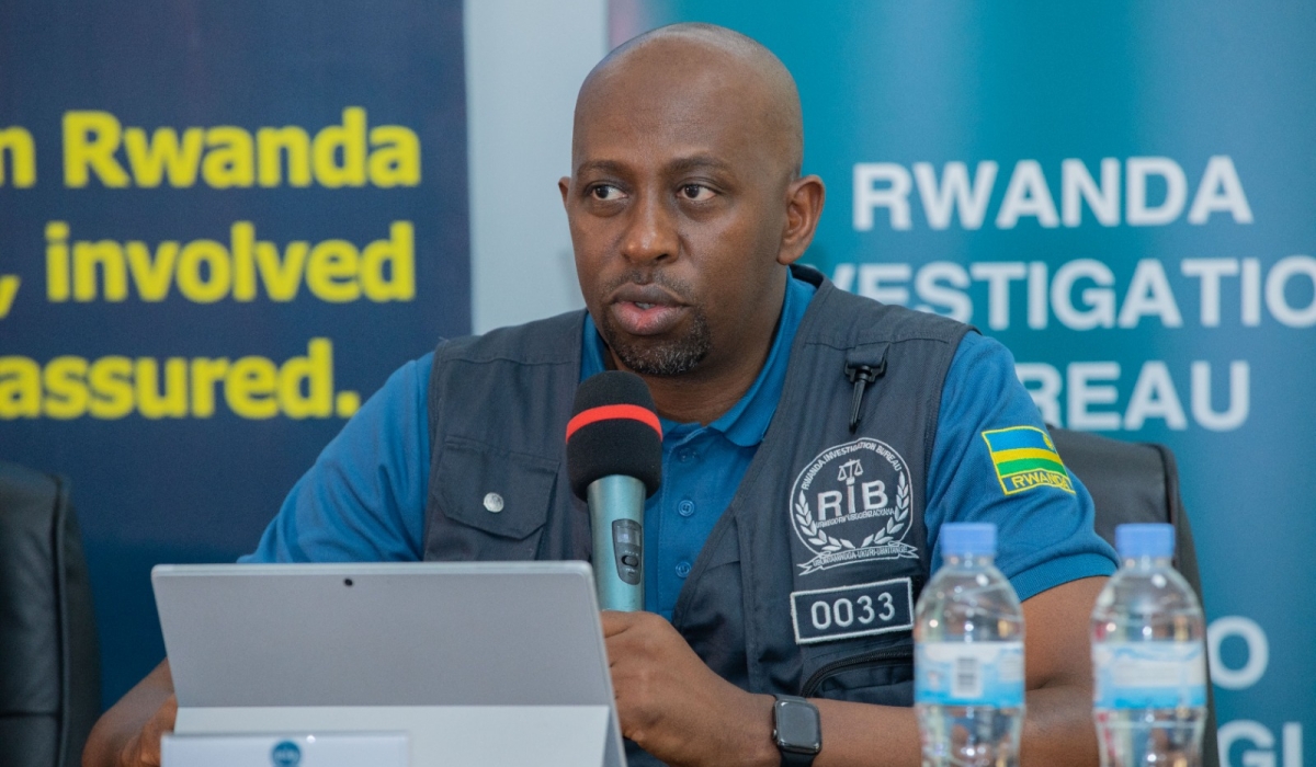 Thierry Murangira, RIB&#039;s spokesperson said the operation dubbed “Usalama IX” in which the suspects were arrested was carried out from August 14 to 18, 2023. Courtesy
