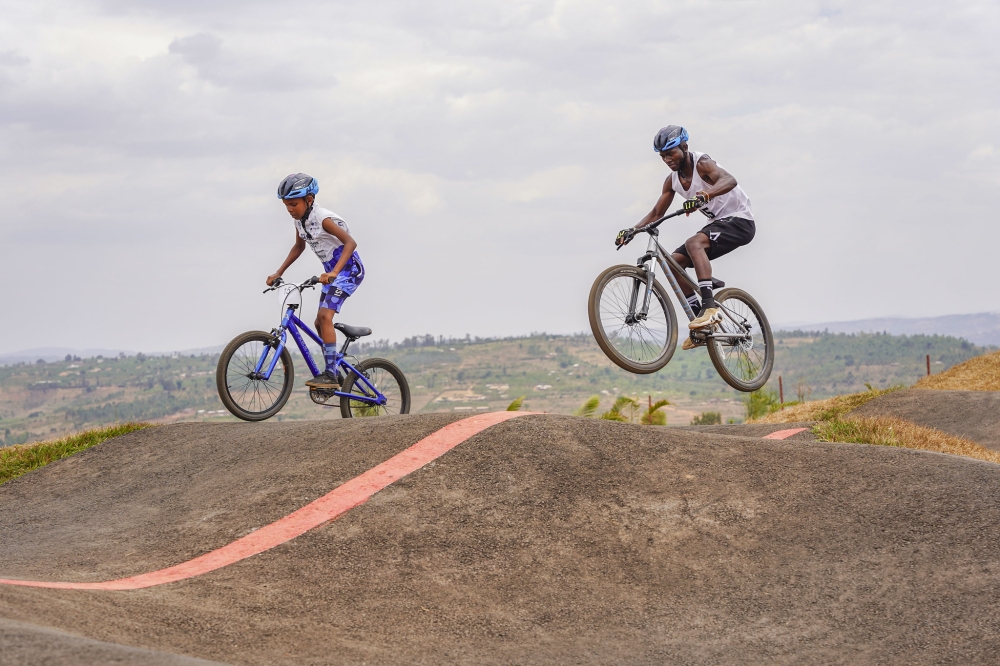 Shadrack Ufitimana of Les Amis Sportifs and Domina Ingabire of Bugesera Cycling Team were  crowned the champions of the second edition of the Youth Racing Cup on Sunday, August 20. Photos Emmanuel Dushimimana