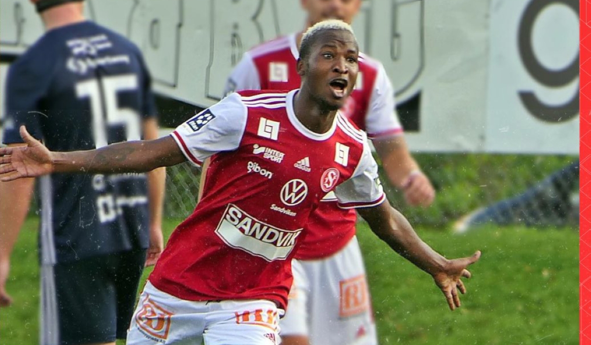 Lague Byiringiro continued his fine exploits in the Swedish Ettan Norra League for leaders Sandviken IF as he found the back of the net again during the club&#039;s 3-1 win over United Nordic.
