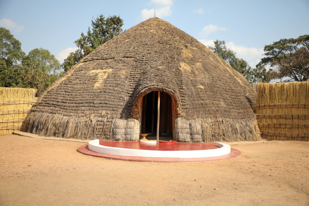 A view of King&#039;s palace in Rukali at Nyanza. Dan Gatsinzi