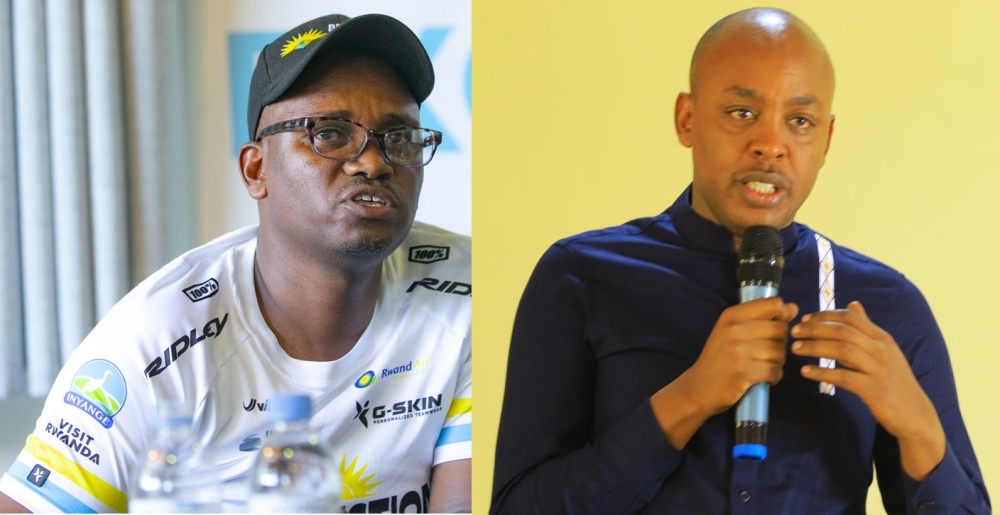 Ferwacy secretary-general Benoît Munyankindi (left) and federation president Abdallah Murenzi are under investigation with the former in detention since Monday, August 21. Courtesy