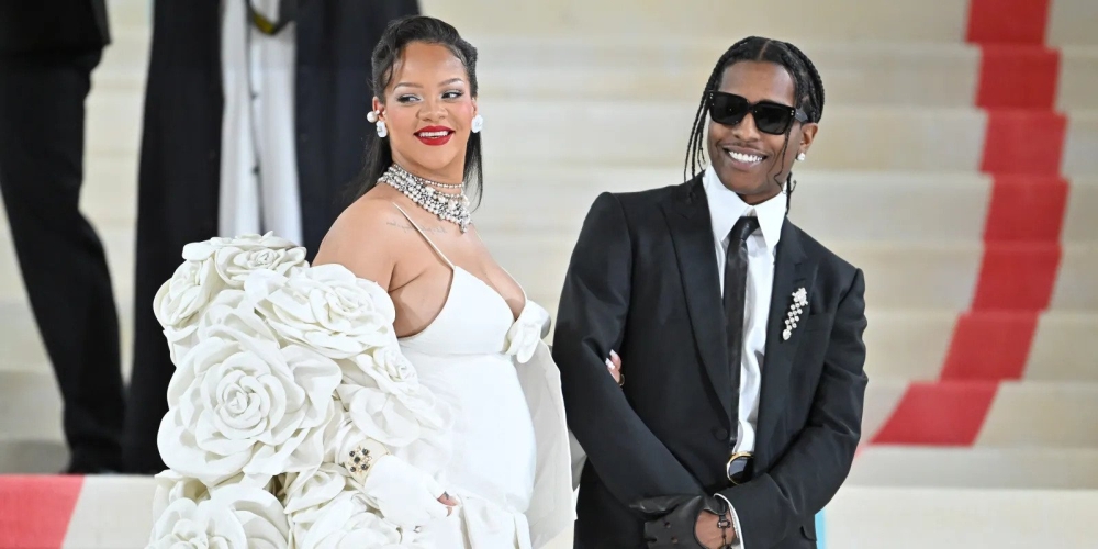 Rihanna and ASAP Rocky in May 2023  - Photo James Devaney -GCImages
