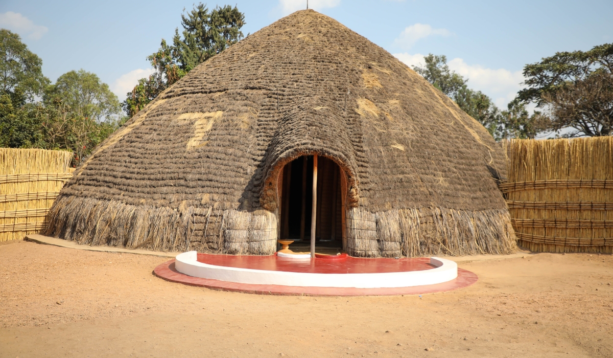 A view of King&#039;s palace in Rukali at Nyanza. Dan Gatsinzi
