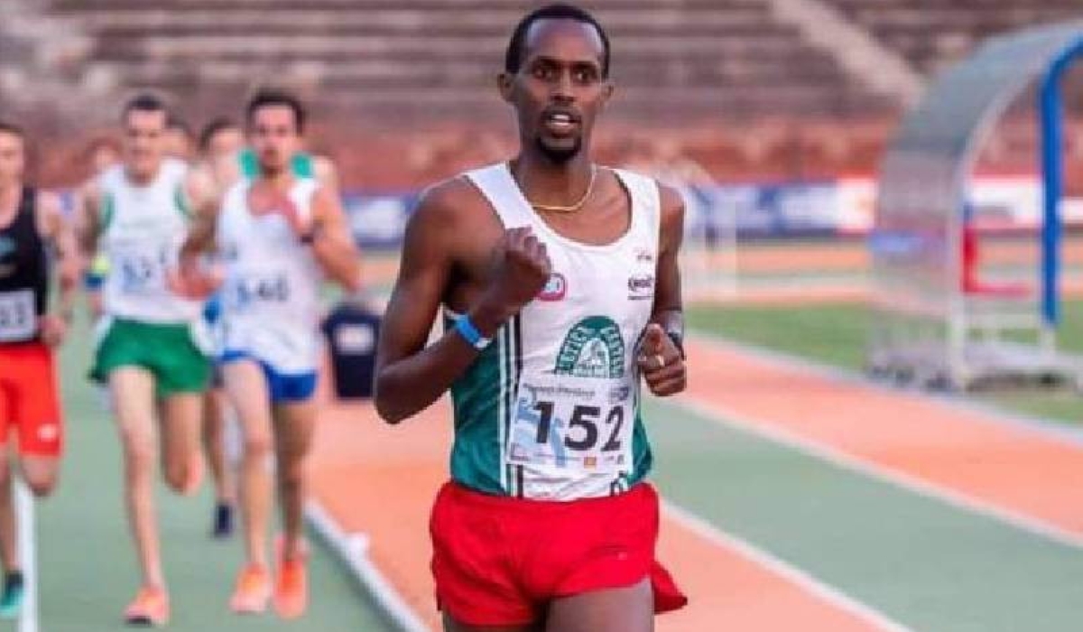 Rwandan athlete  Siraj Rubayita,  middle and long distance runner, who died in Kenya. Internet