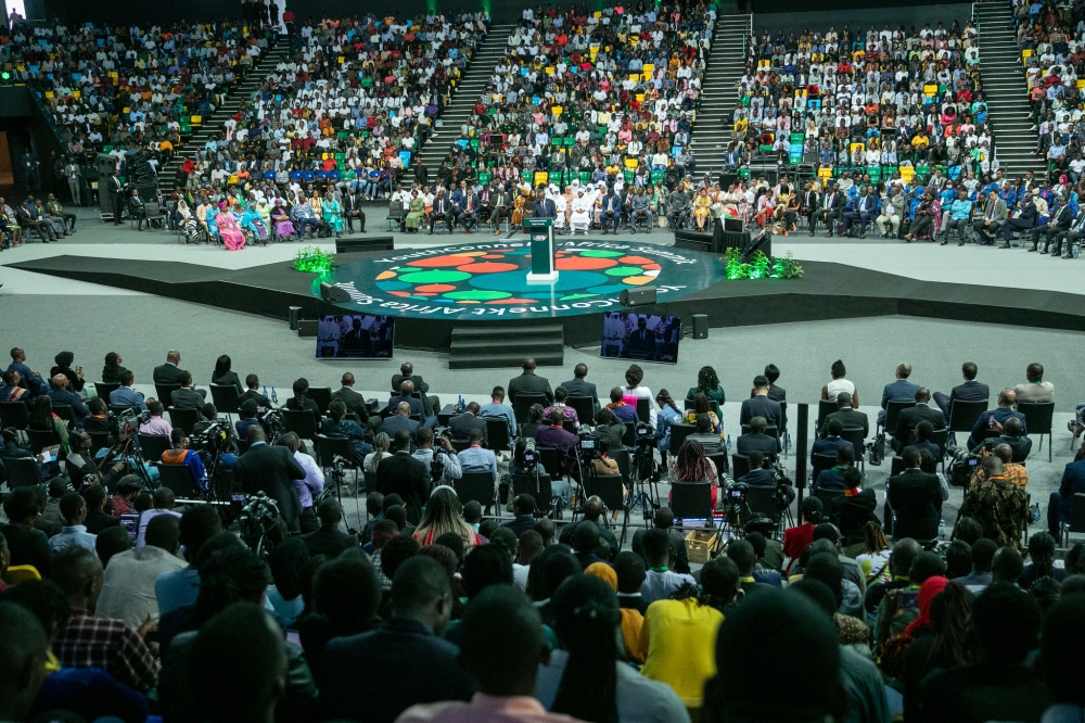 Youths during the 2022 Youth Connekt at BK Arena. Over 2,000 youth from different countries are set to convene at the Intare Conference Arena for a celebration of the 10-year anniversary of the YouthConnekt, on Wednesday, Aug 23.