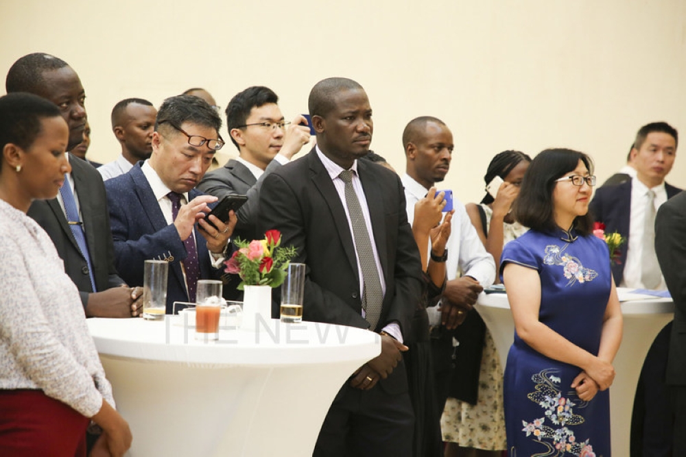 Participants during an event that the Chinese embassy in Rwanda organised to bid farewell to the 2023 cohort of Rwandan students bound for Chinese universities