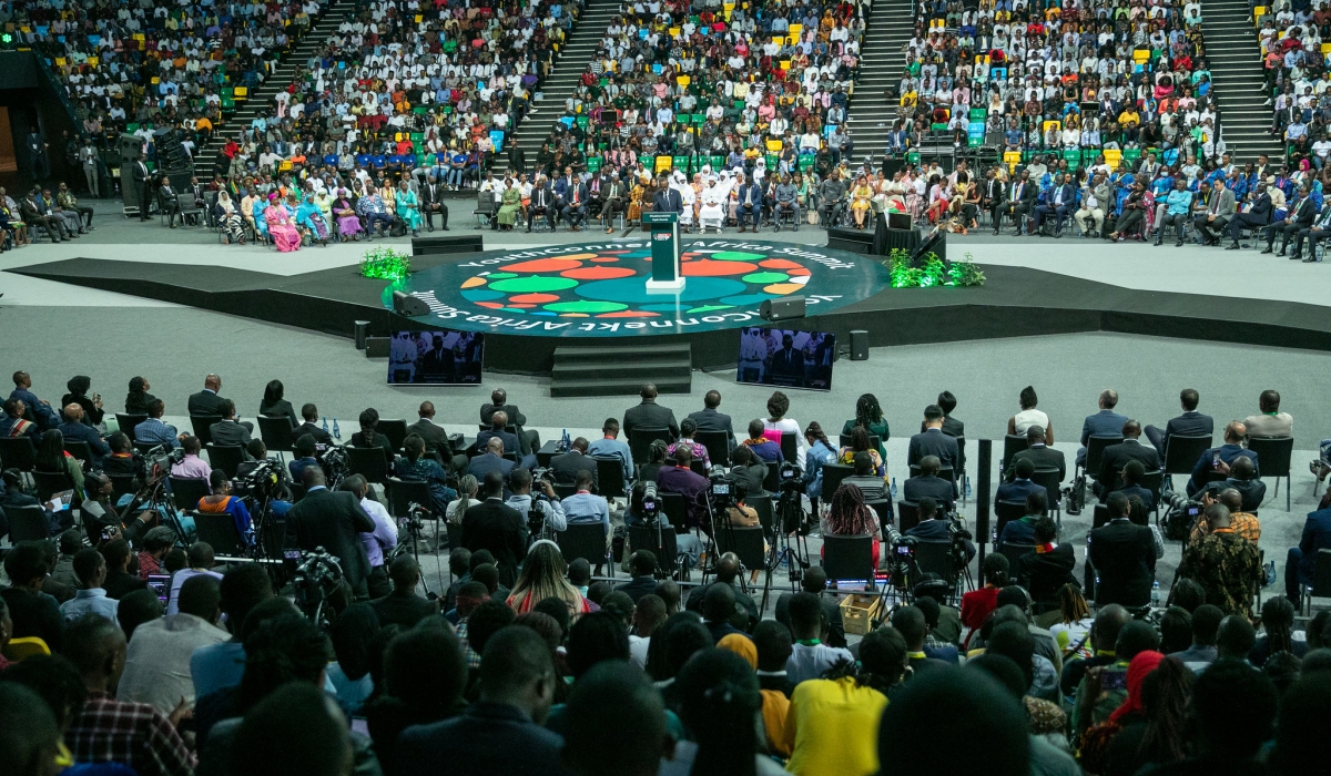 Youths during the 2022 Youth Connekt at BK Arena. Over 2,000 youth from different countries are set to convene at the Intare Conference Arena for a celebration of the 10-year anniversary of the YouthConnekt, on Wednesday, Aug 23.