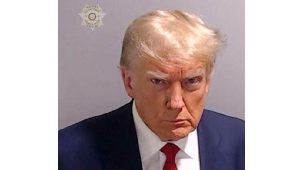 Image released by the Fulton County Sheriff&#039;s Office shows the booking photo of former US President Donald Trump on August 24, 2023. PHOTO  FULTON COUNTY SHERIFF&#039;S OFFICE  AFP