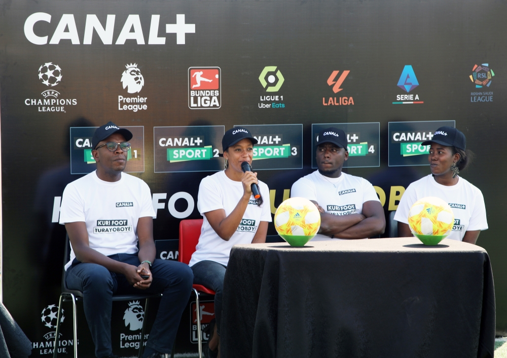Canal plus Rwanda Managing Director Sana Sionné speaks about how Canal  has now added the Saudi Pro League to its package after securing broadcasting rights for the Middle East-based league. Photo by Craish Bahizi