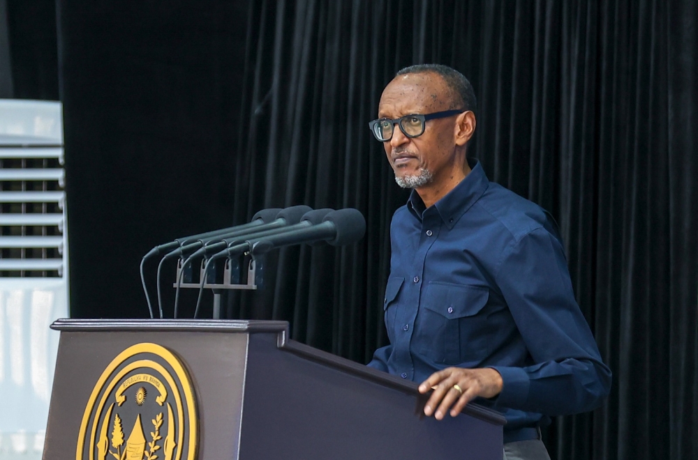 President Kagame officiated the conclusion of 13th Itorero Indangamirwa attended by 412 youth in Nkumba. Photo Olivier Mugwiza