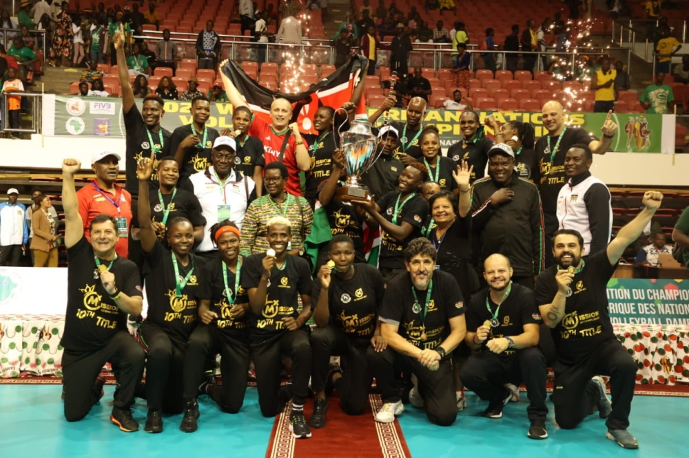 Kenya National Women Volleyball team are the winners of the 2023 Africa Women&#039;s Volleyball Championship.