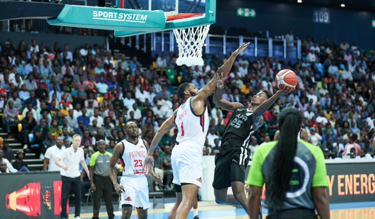 The military side lead the series after beating Patriots 69-59 at BK Arena on Wednesday night, August 23. Photo by Dan Gatsinzi