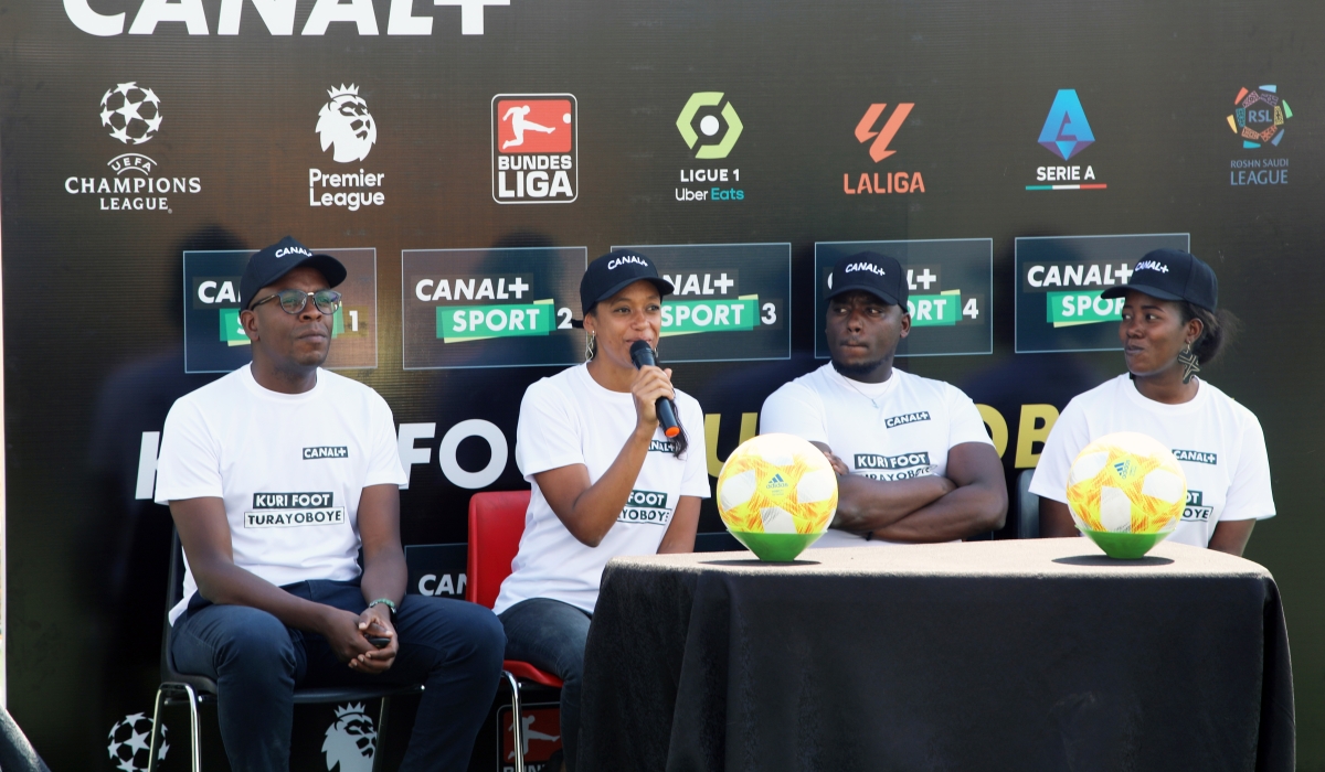 Canal plus Rwanda Managing Director Sana Sionné speaks about how Canal  has now added the Saudi Pro League to its package after securing broadcasting rights for the Middle East-based league. Photo by Craish Bahizi