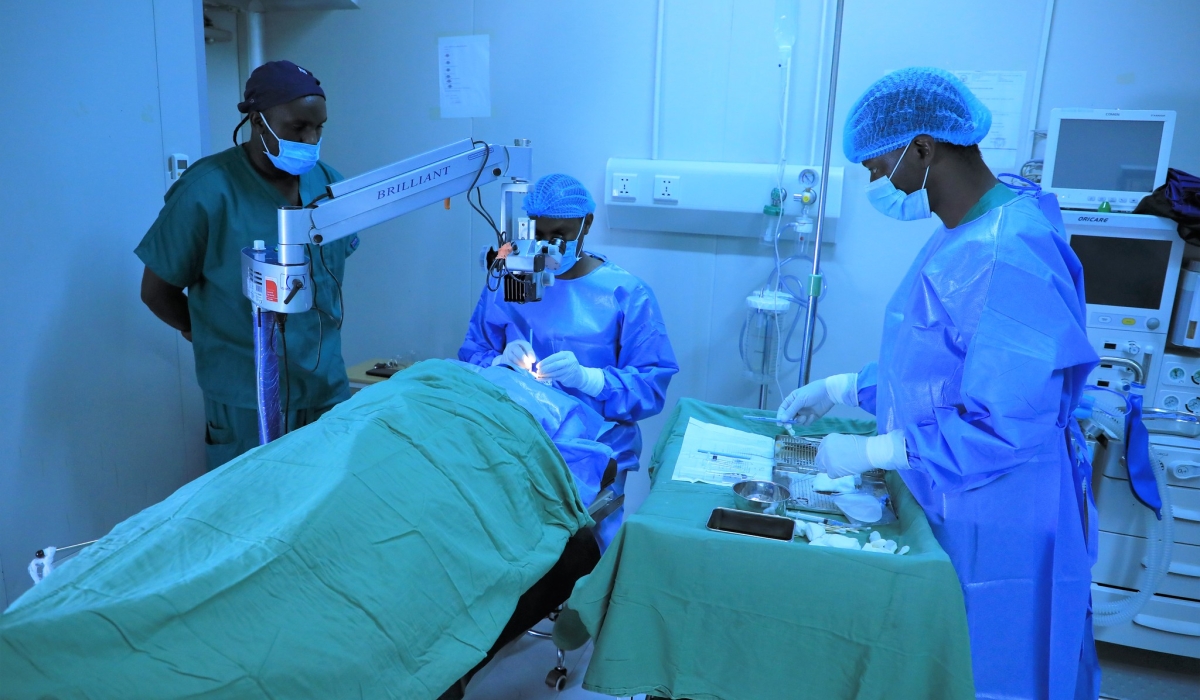 Doctors conduct a medical operation at Masaka Hospital in Kicukiro District. Rwanda has an ambitious target of becoming a medical tourism hub where people from various parts of the world can access advanced health services and training. Photos: Craish Bahizi.