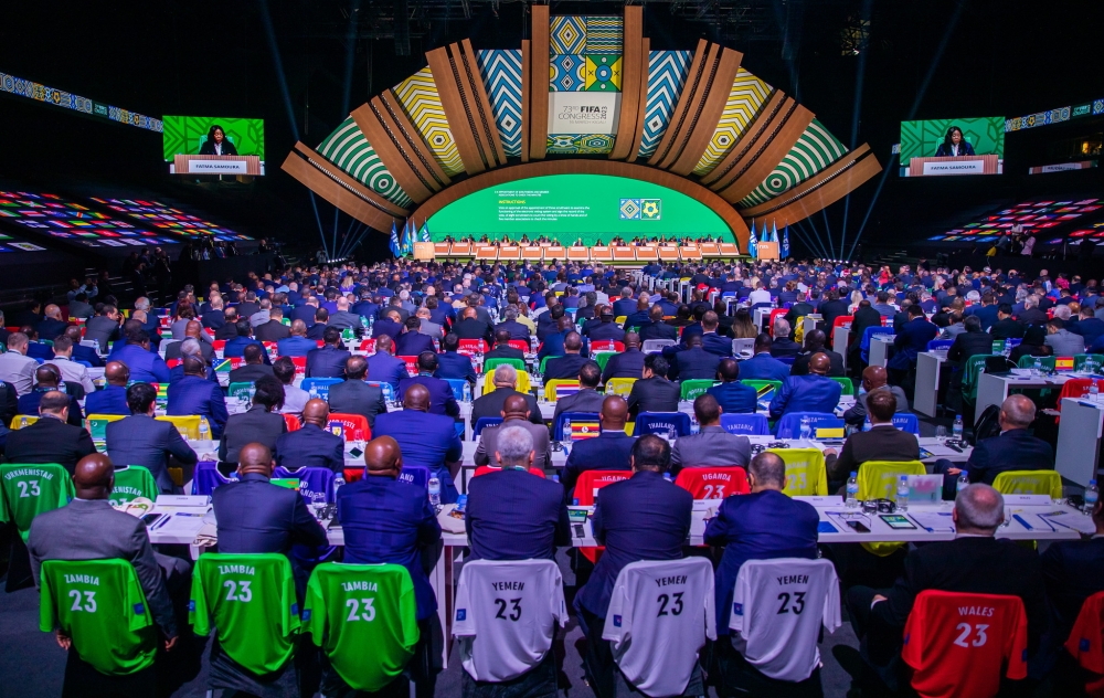 Delegates during FIFA Congress at BK Arena. Photo by Olivier Mugwiza