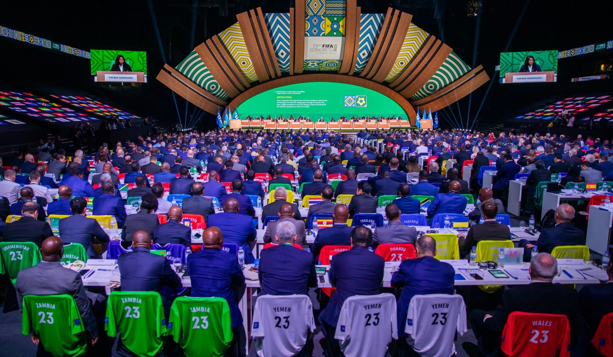 Delegates during FIFA Congress at BK Arena. Photo by Olivier Mugwiza